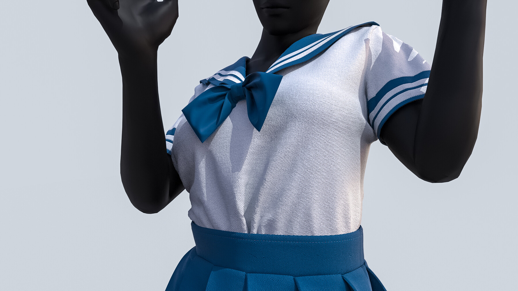 GaoDan School Uniforms 20 3D Figure Assets gaodan