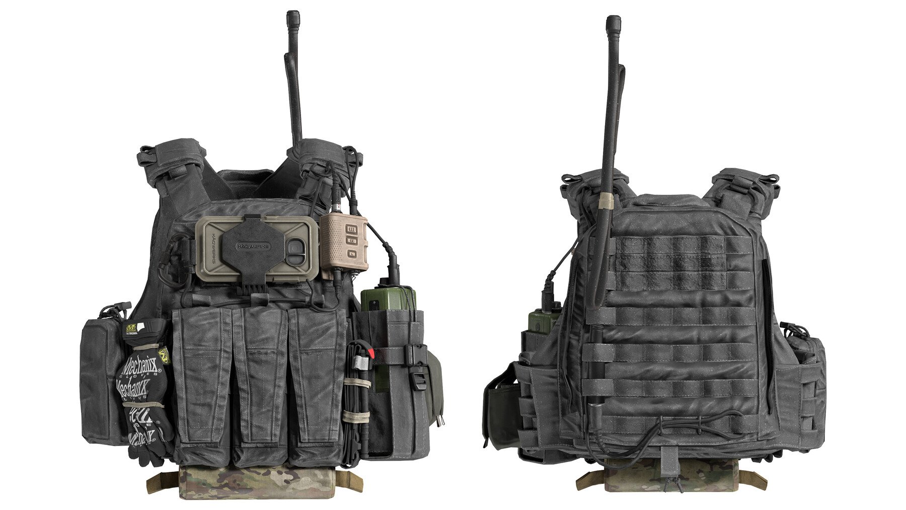 ArtStation - AVS PLATE CARRIER V2 | Game Assets