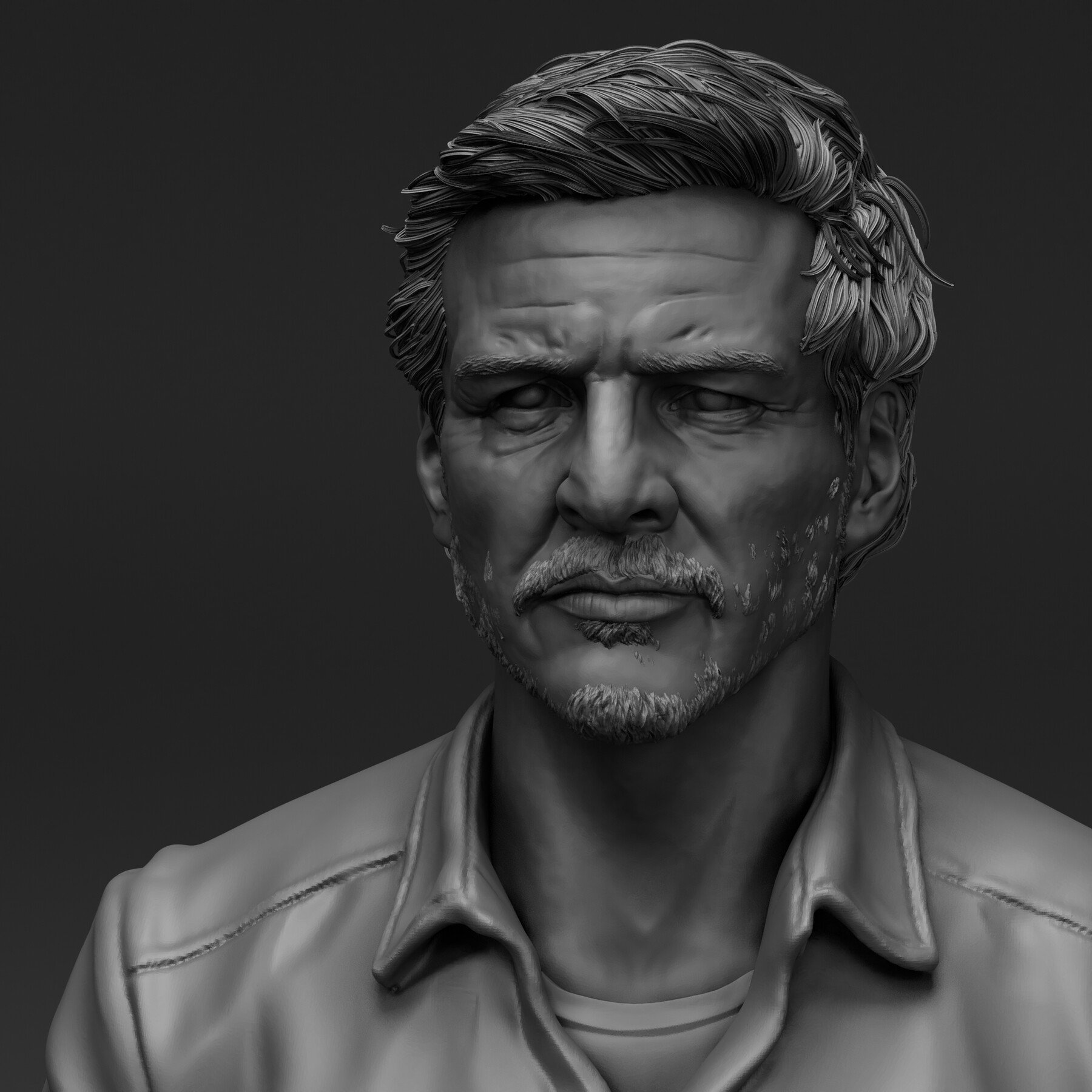 The Last of Us: Fã cria Pedro Pascal como Joel em arte 3D