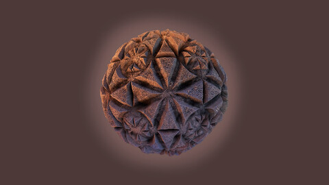 PBR Old Stone Ornament- Substance Designer