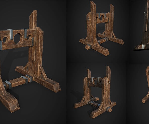 ArtStation - medieval pillory | Game Assets