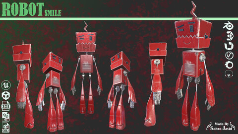 sci-fi -robot 01-robot smile