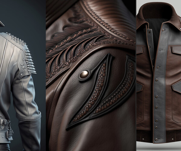 ArtStation - 100 Leather Jacket Reference Pack | Artworks