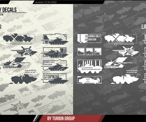 ArtStation - Military decals | Game Assets