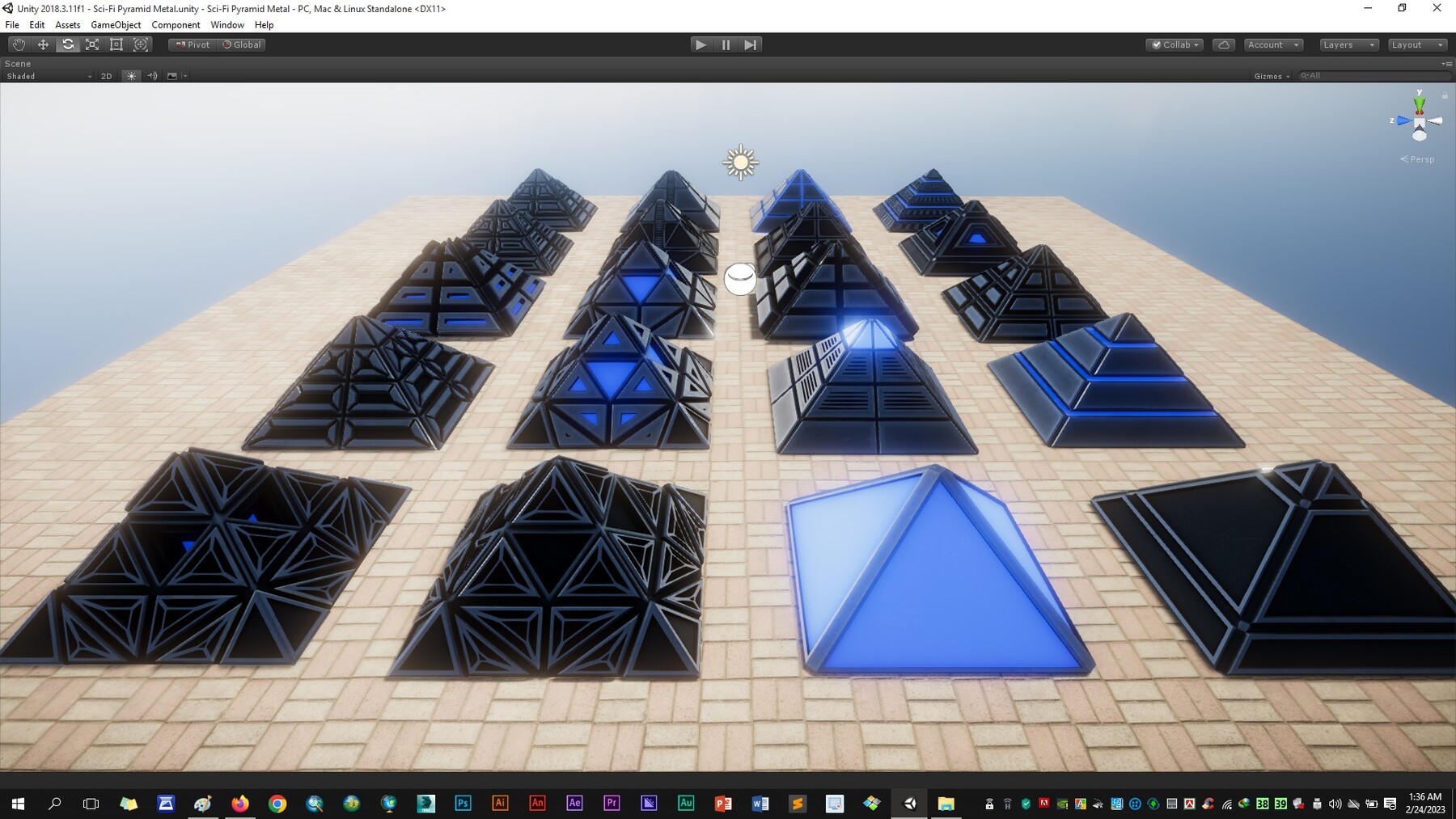 ArtStation - Sci-Fi Pyramid Metal | Resources