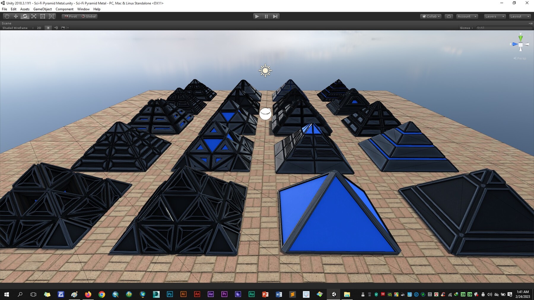 ArtStation - Sci-Fi Pyramid Metal | Resources