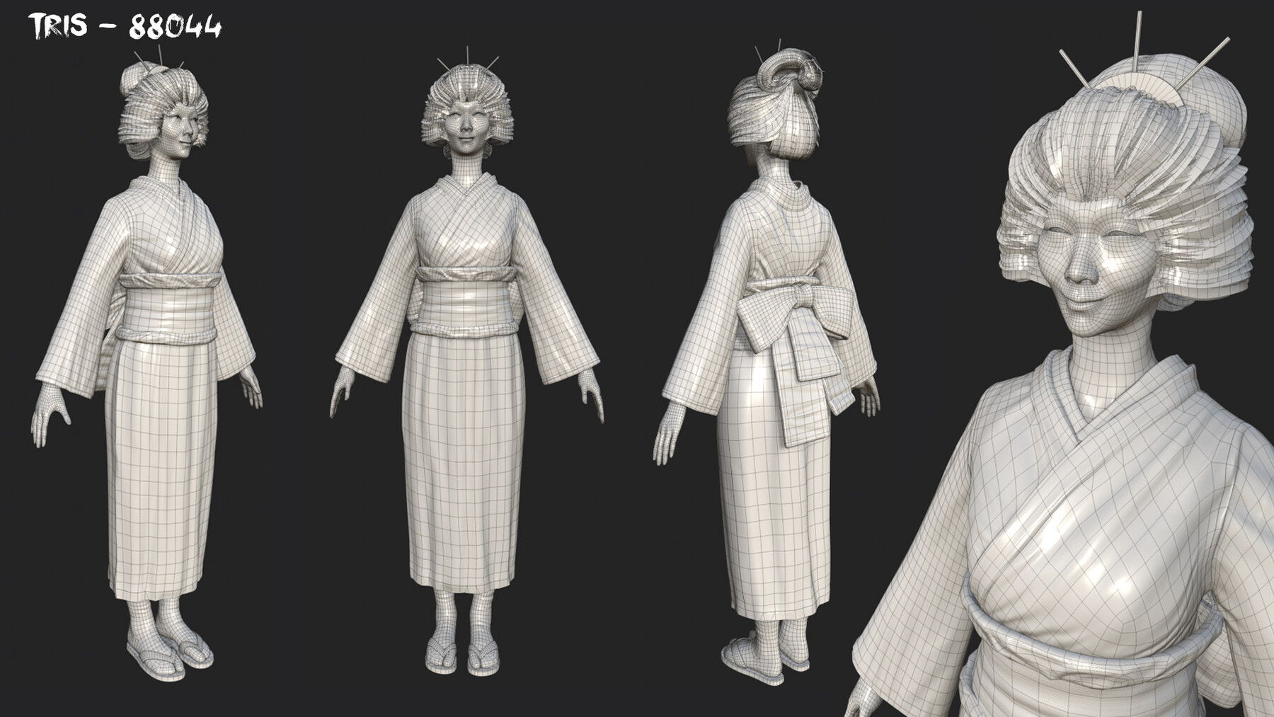 ArtStation - Merciless Geisha (UE) | Game Assets