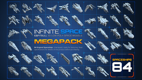 ArtStation - Low-Poly Space Hangar Pack