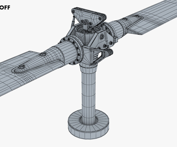 ArtStation - Helicopter Main Rotor System v 1 | Resources