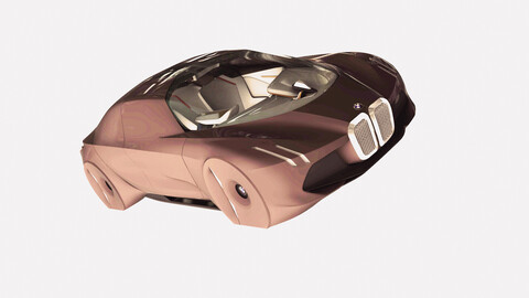 BMW Next 100 3d model concept