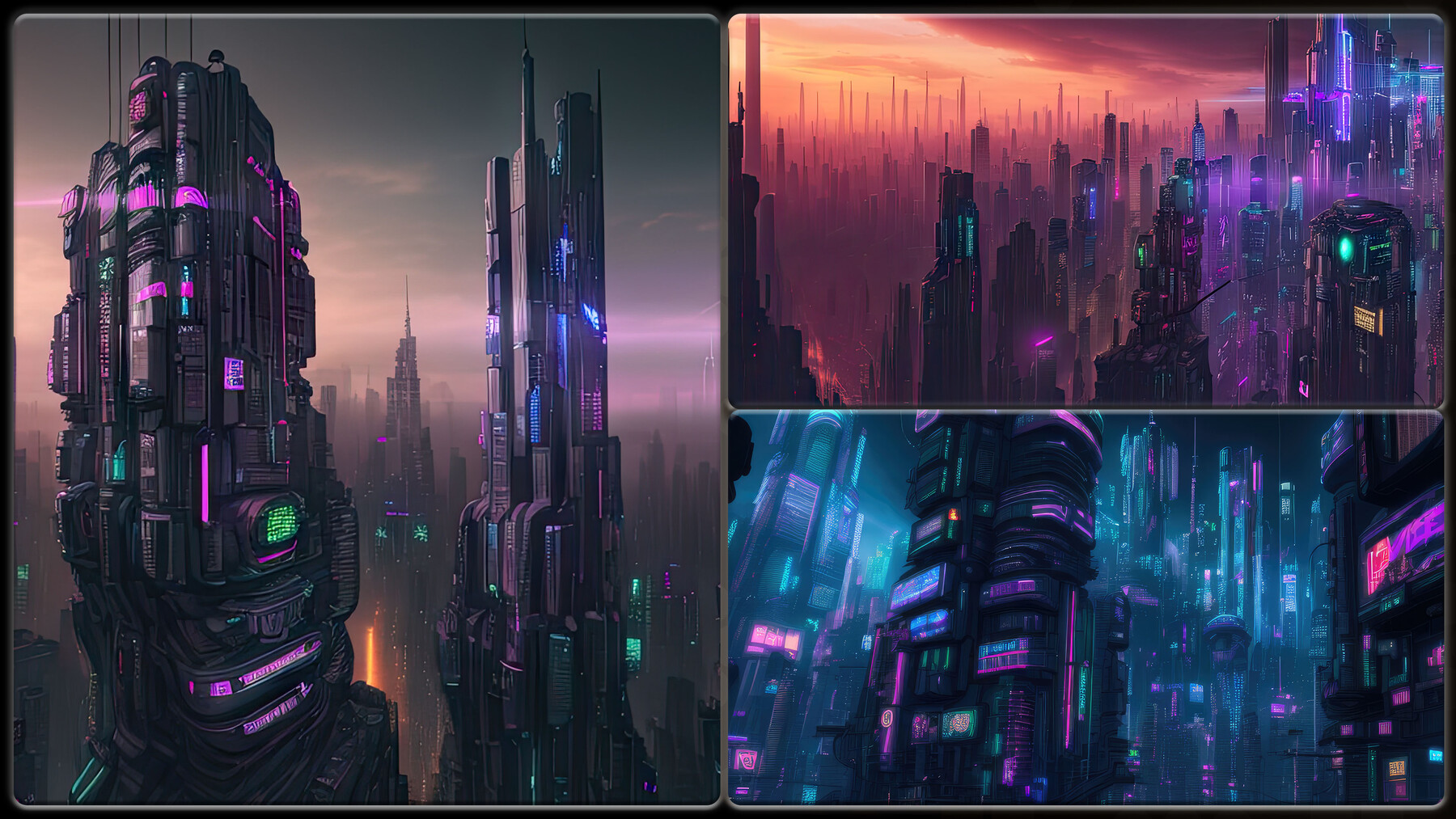 ArtStation - Cyberpunk Cityscape Pack