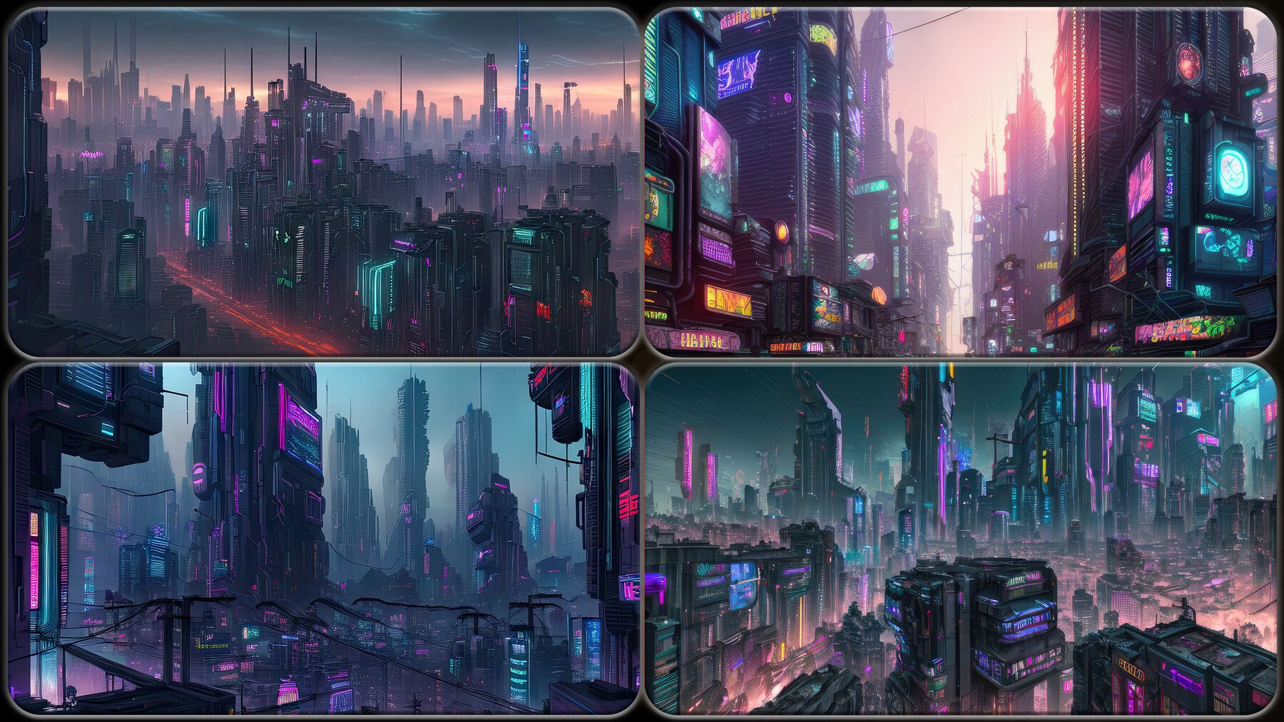 ArtStation - Cyberpunk Cityscape Pack