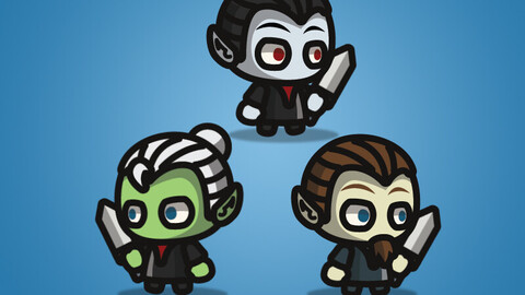 Dracula Tiny Style Character