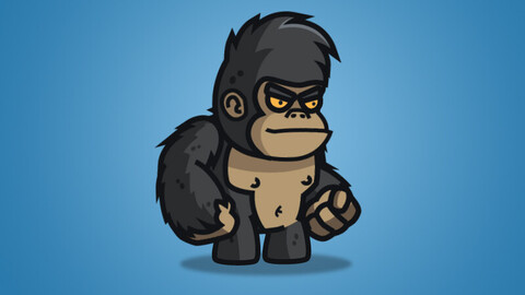 Cartoon Gorilla