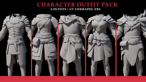 Character Outfit Pack (60% OFF THIS WEEK)