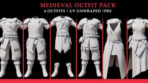 Medieval Outfit Pack v6