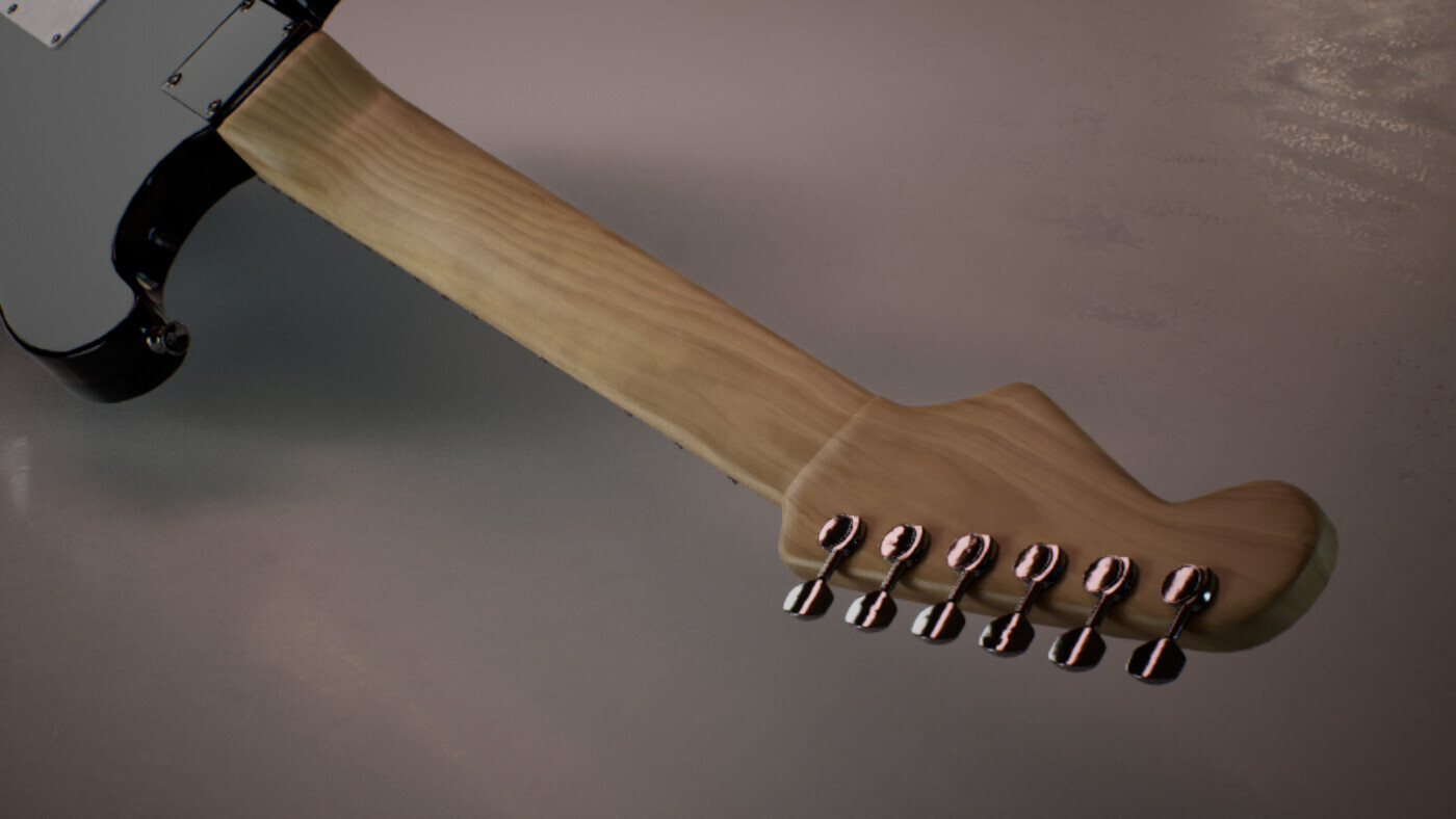 ArtStation Electric guitar Game Assets