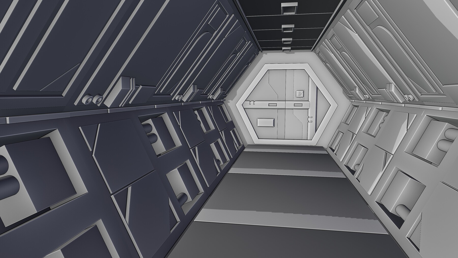 ArtStation - Sci-Fi Airlock Corridor | Resources