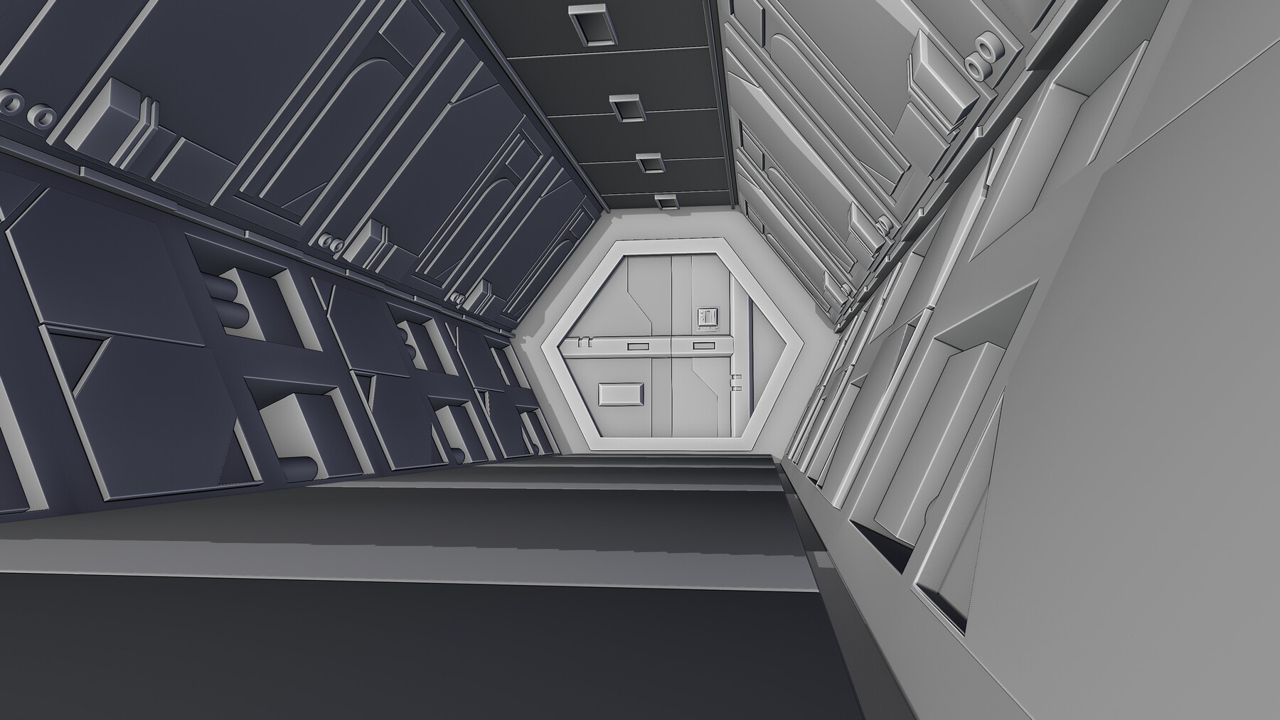 ArtStation - Sci-Fi Airlock Corridor | Resources