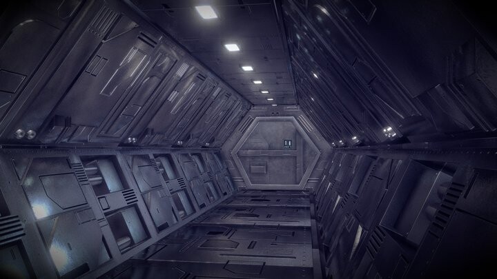 ArtStation - Sci-Fi Airlock Corridor | Resources