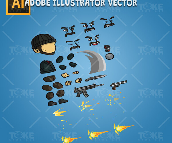 ArtStation - Robber | Game Assets