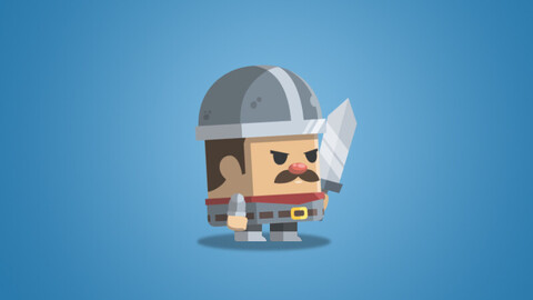 Flat Style Castle Guard