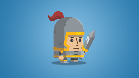 Flat Style Medieval Knight