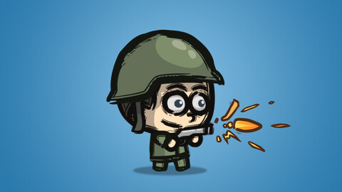 Cartoon Little Army 01