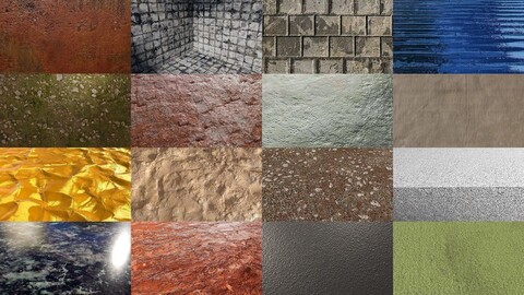 PBR Textures Collection