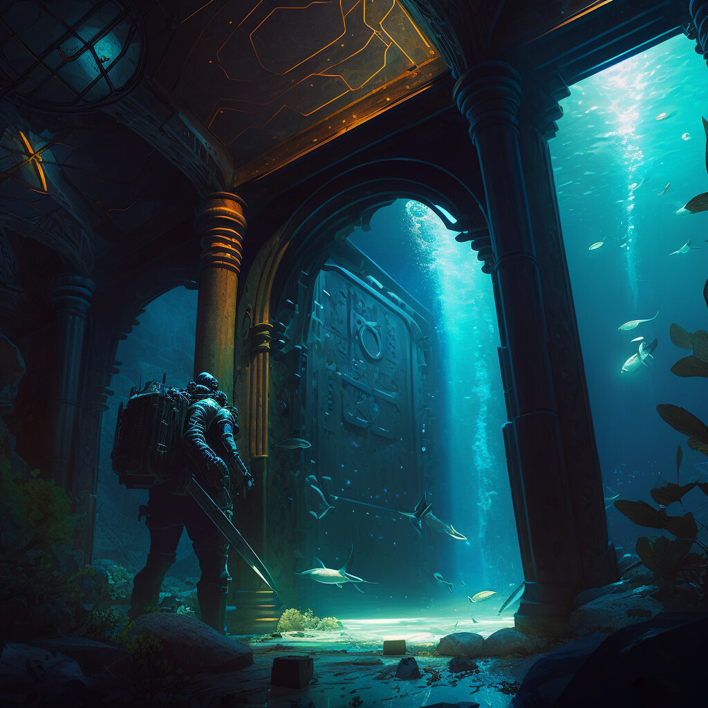 ArtStation - The Futuristic Explorers: A Digital Painting of a City ...