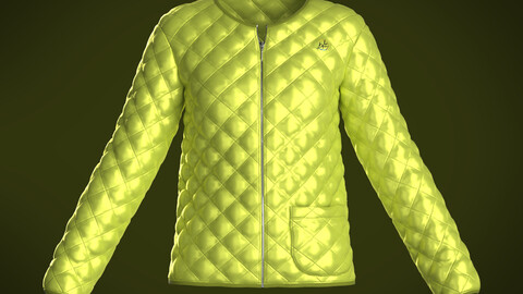 Girls Quilted Puffer Jacket