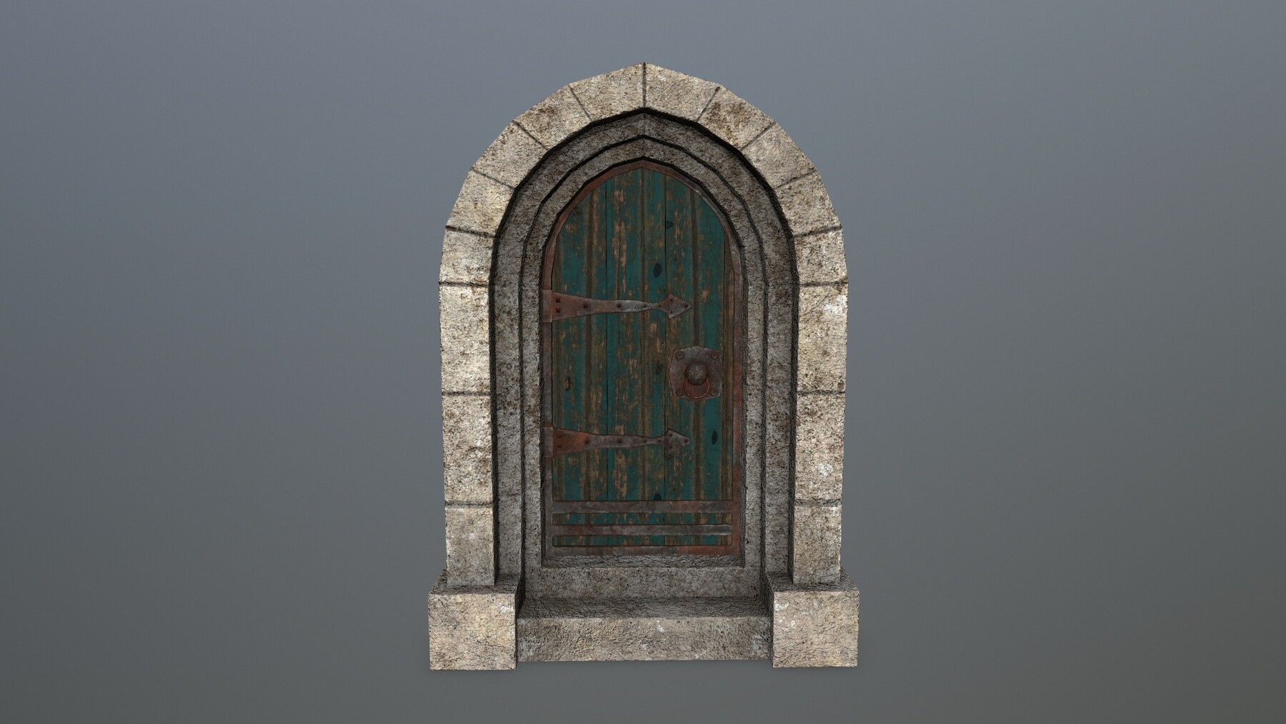 ArtStation - Medieval Door | Game Assets