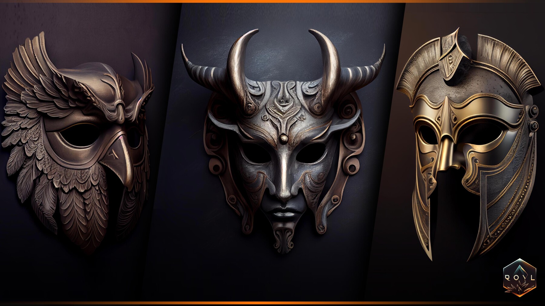 ArtStation - 183 Roman Mask reference Modeling /Designing Vol 04 | Artworks