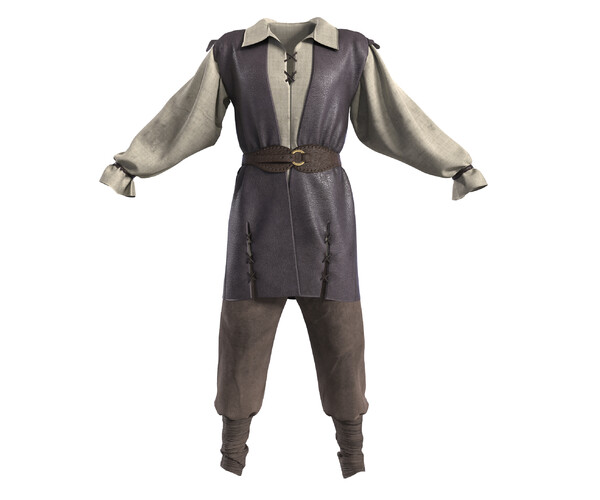 ArtStation - Medieval renaissance farmer peasant clothes | Resources