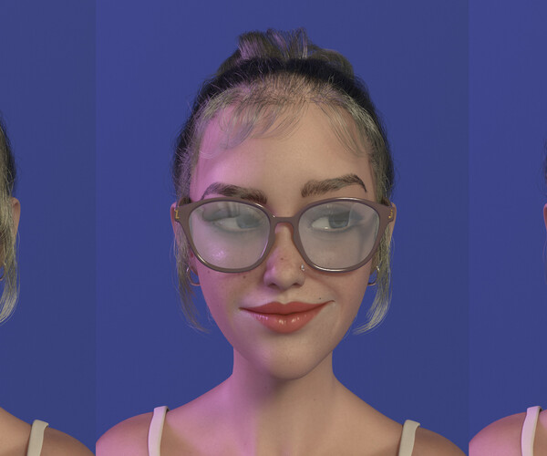 ArtStation - Diana is a female character Rigged in Maya Arnold and ...