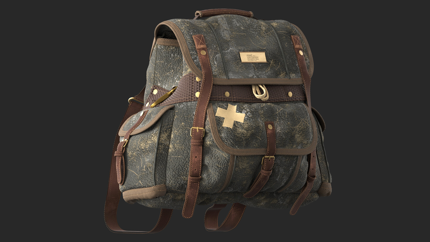 ArtStation - Procces of Creating Backpack 1 - Marvelous / CLO Project ...