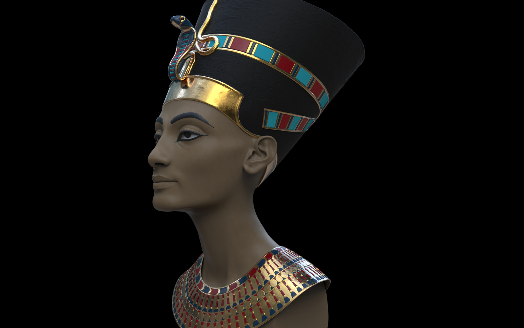 ArtStation - Nefertiti Bust - Restoration | Resources