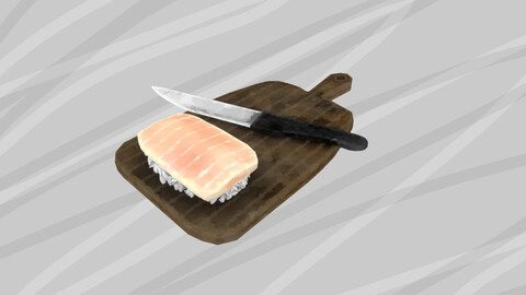 Anime Sushi Salmon