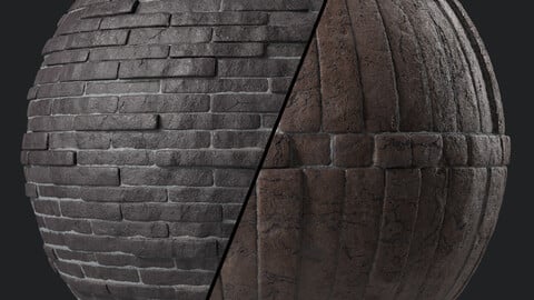 Stone Wall Materials 44- Stone walls|Sbsar Pbr 4k Seamless