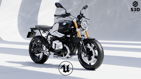 BMW R nineT/BIKE/Motorcycle/3D Model