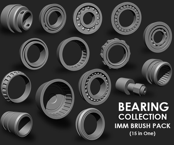 ArtStation Bearing Collection Imm Brush Pack (15 in one) Brushes