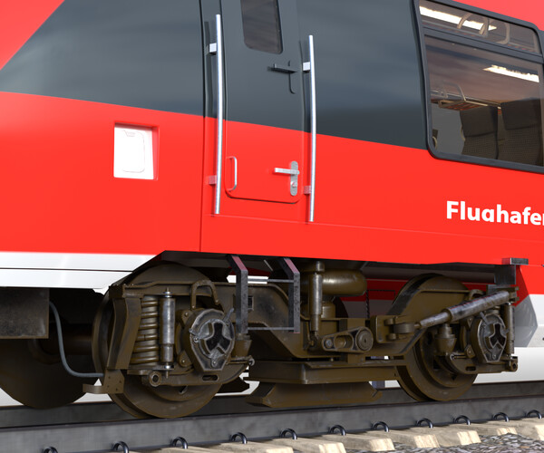 ArtStation - Bombardier TALENT Train Regodb Rigged&Animated | Game Assets