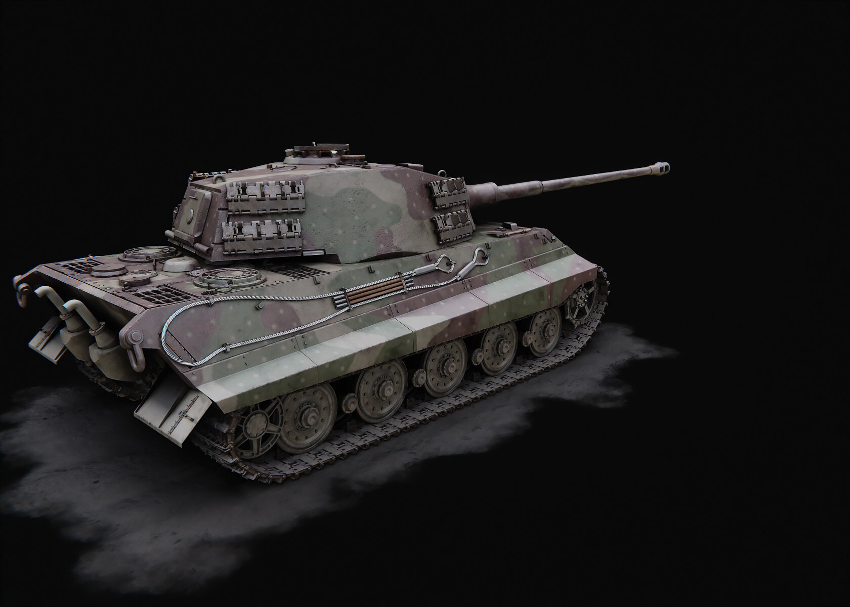 ArtStation - Panzer VI - Tiger II - German Heavy Tank | Game Assets