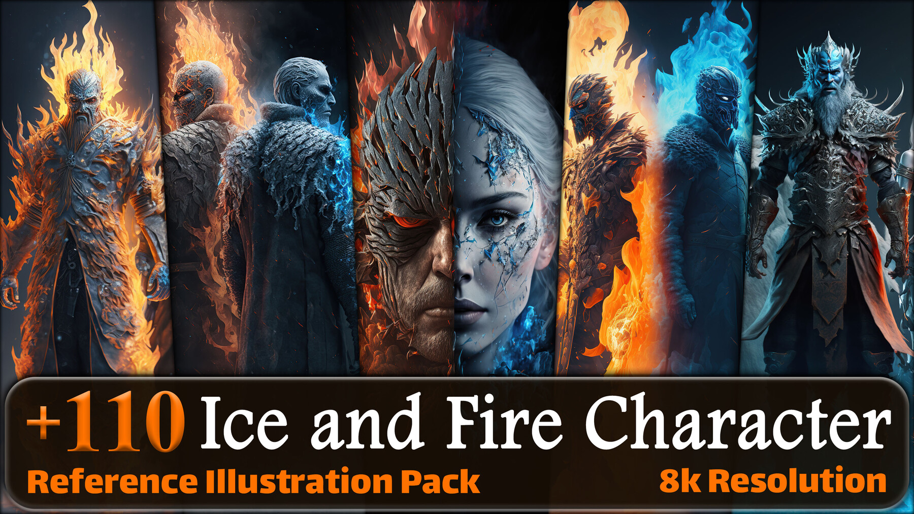 ArtStation - 110 Ice and Fire Character Reference Pack | 8K | v.1 ...