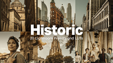Historic - 20 LUTs and Lightroom Presets