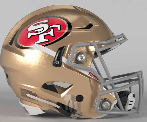 nfl helmet 49ers