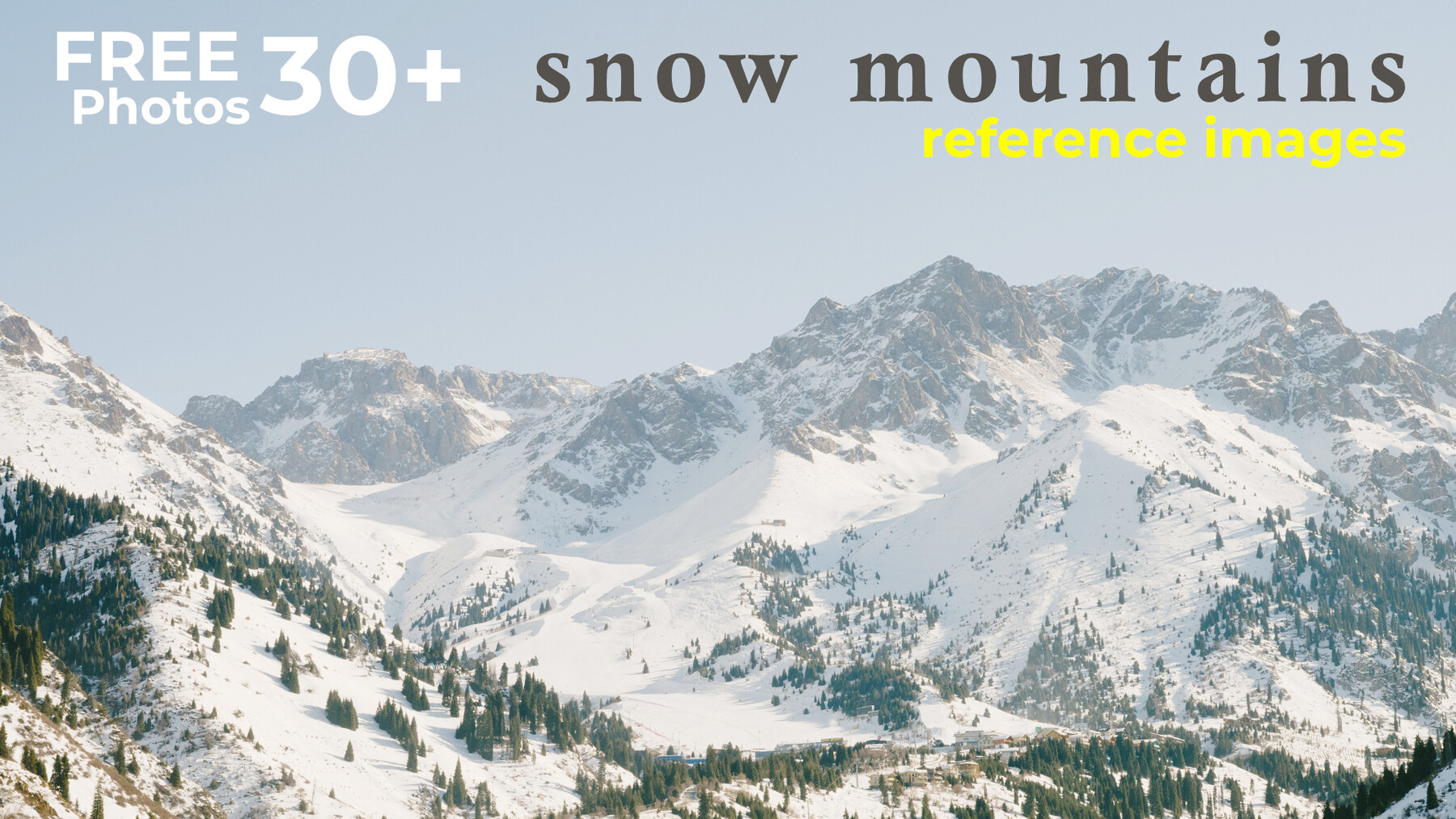 Artstation Free 30 Snow Mountains Reference Pictures Resources