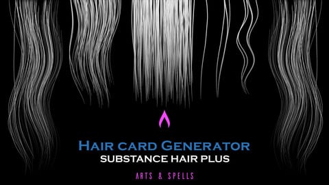 Substance Hair Card Generator