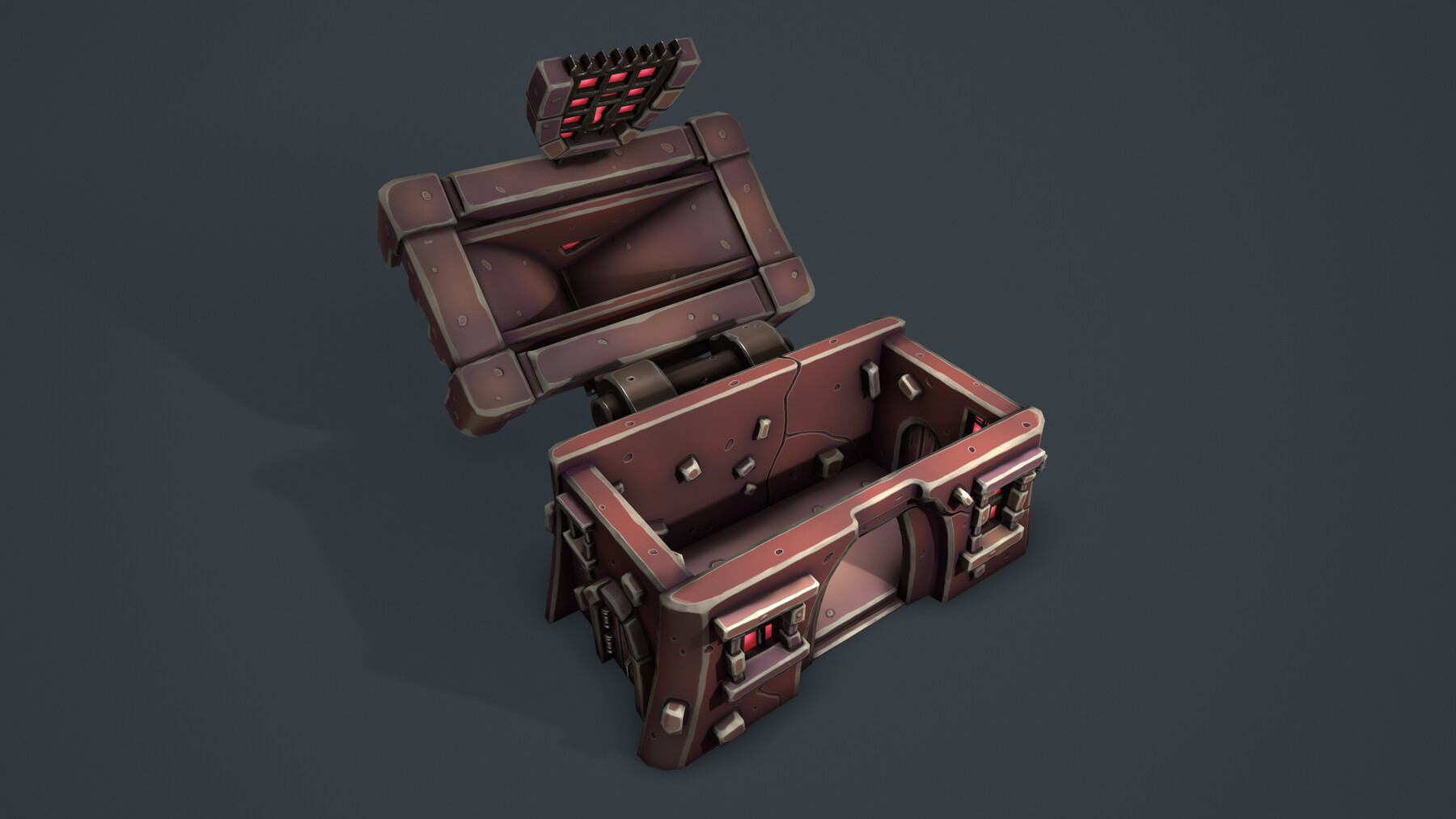ArtStation Castle chest Game Assets