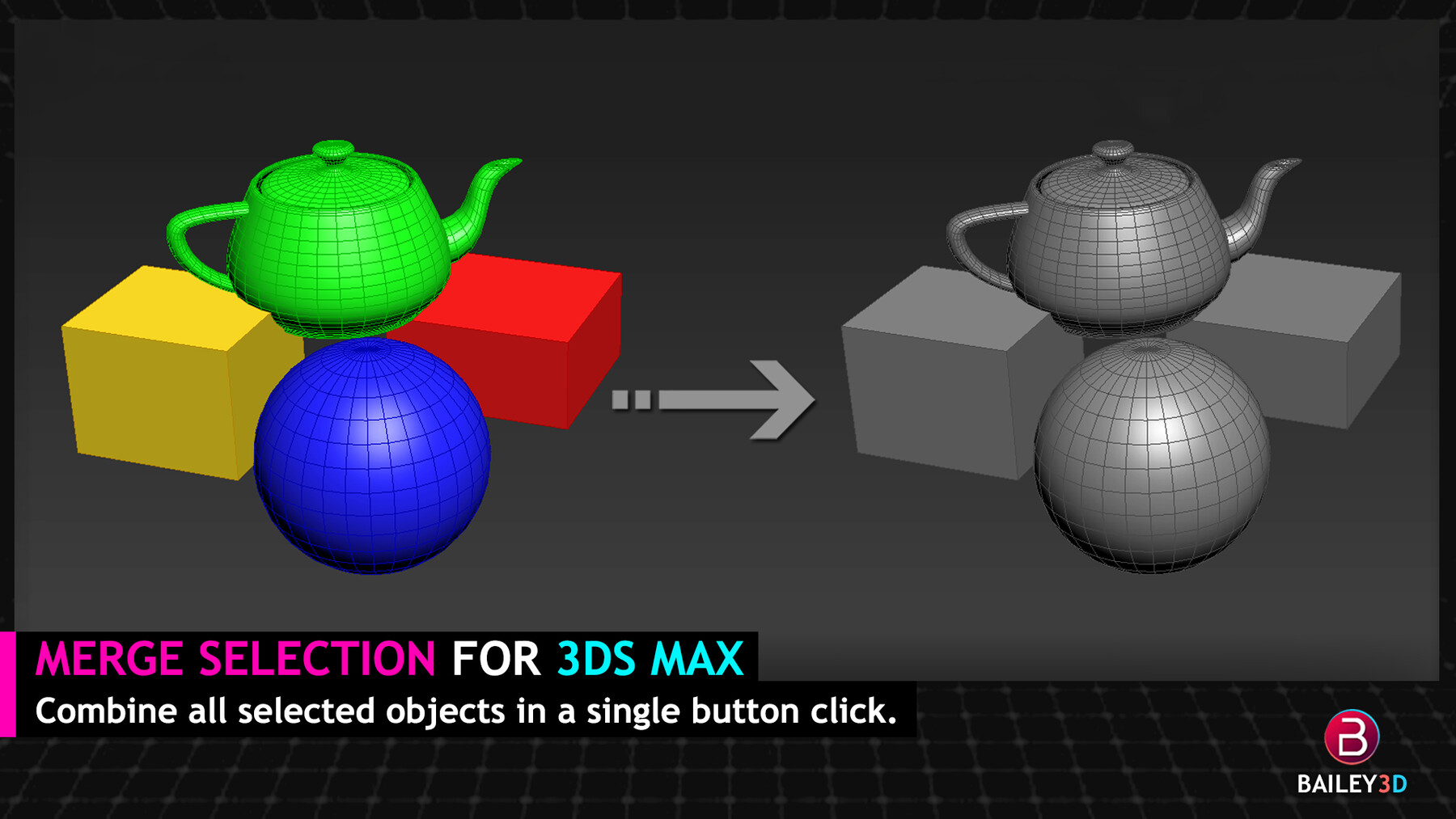 ArtStation - Max - Quick Merge Selection |